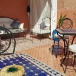 Traditional Moroccan Breakfast on the Rooftop of Riad Dar Benbrahim