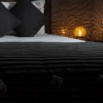 Elegant double room with Moroccan decor at Riad Dar Benbrahim